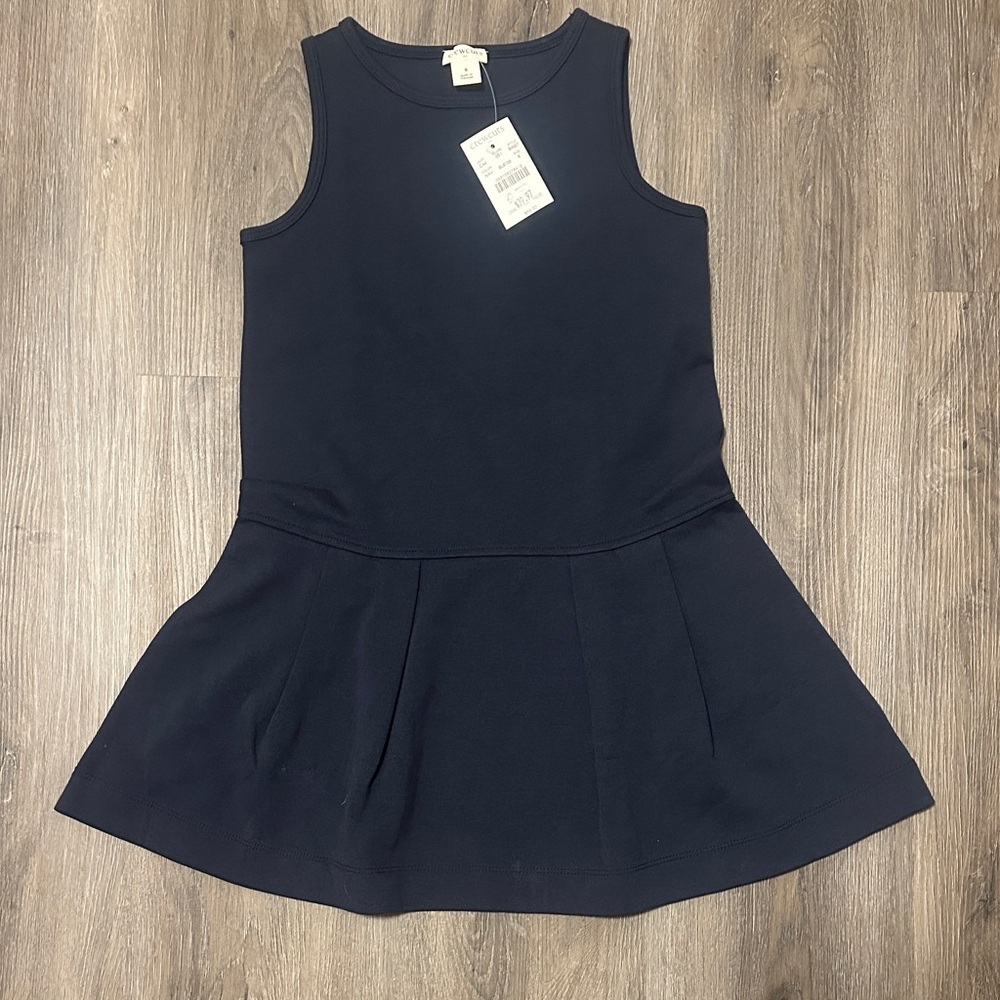 Crewcuts Sleeveless Navy Kids Dress